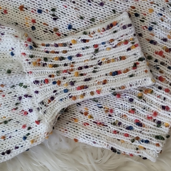 Colorful Dots Pullover Sweater - Picture 3 of 7